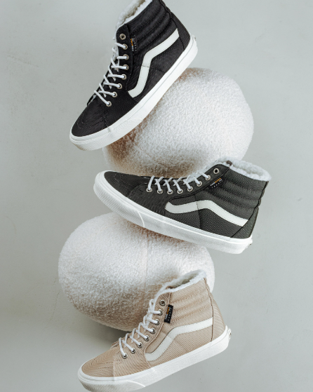 Vans Introduces Winter-Ready Sk8-Hi with Cordura Fabric and Sherpa Lining