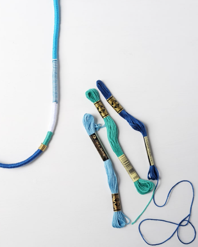 Quick and Easy DIY Summer Rope Necklace