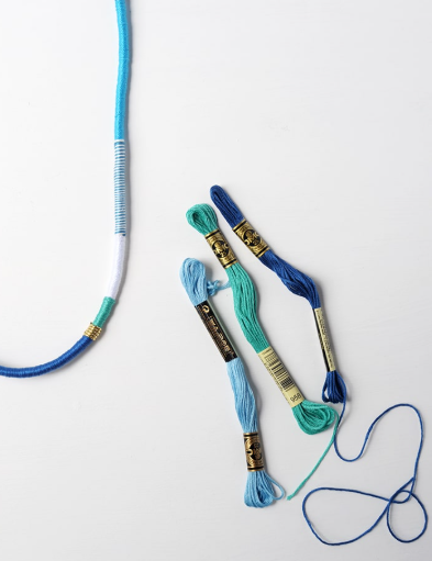 Quick and Easy DIY Summer Rope Necklace